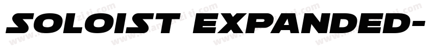 Soloist Expanded字体转换